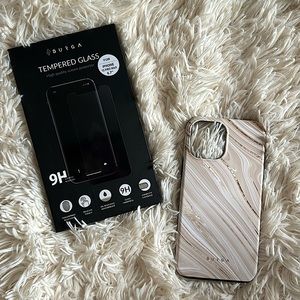 Burga iPhone 12 Pro Max Neutral Case + Screen Protector